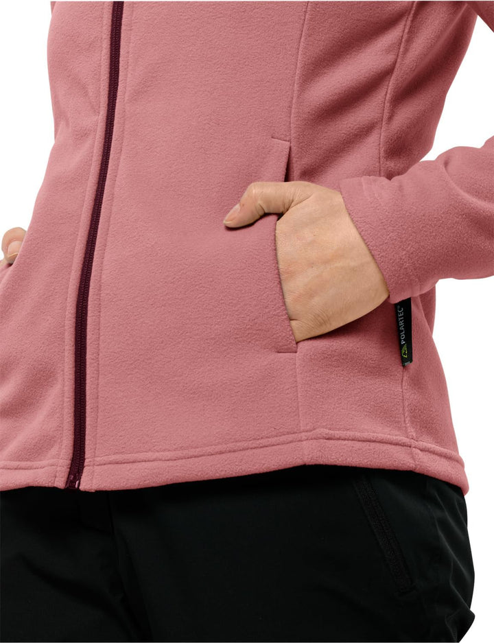 Jack Wolfskin Damen Taunus Fz W Fleece-Jacke XXL Blush Powder, XXL Blush Powder