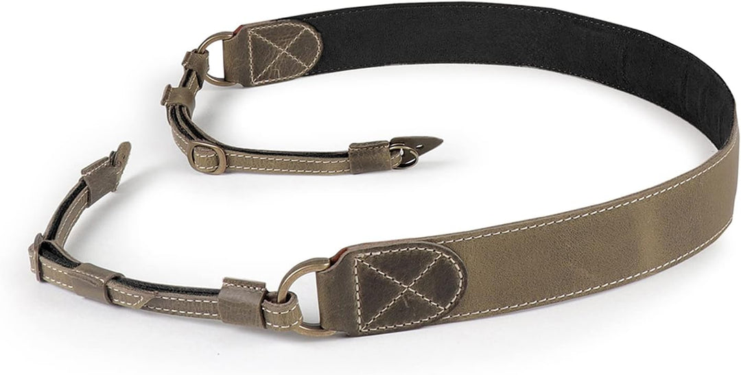 MegaGear Sierra Series - Correa para cámara - De Cuero Genuino, para Hombro o Cuello Verde, Verde