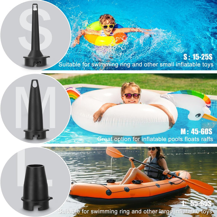 Elektrische Luftpumpe,5200mAh Wiederaufladbare Akku Luftpumpe,Mini Luftpumpe Elektrisch Inflator mit