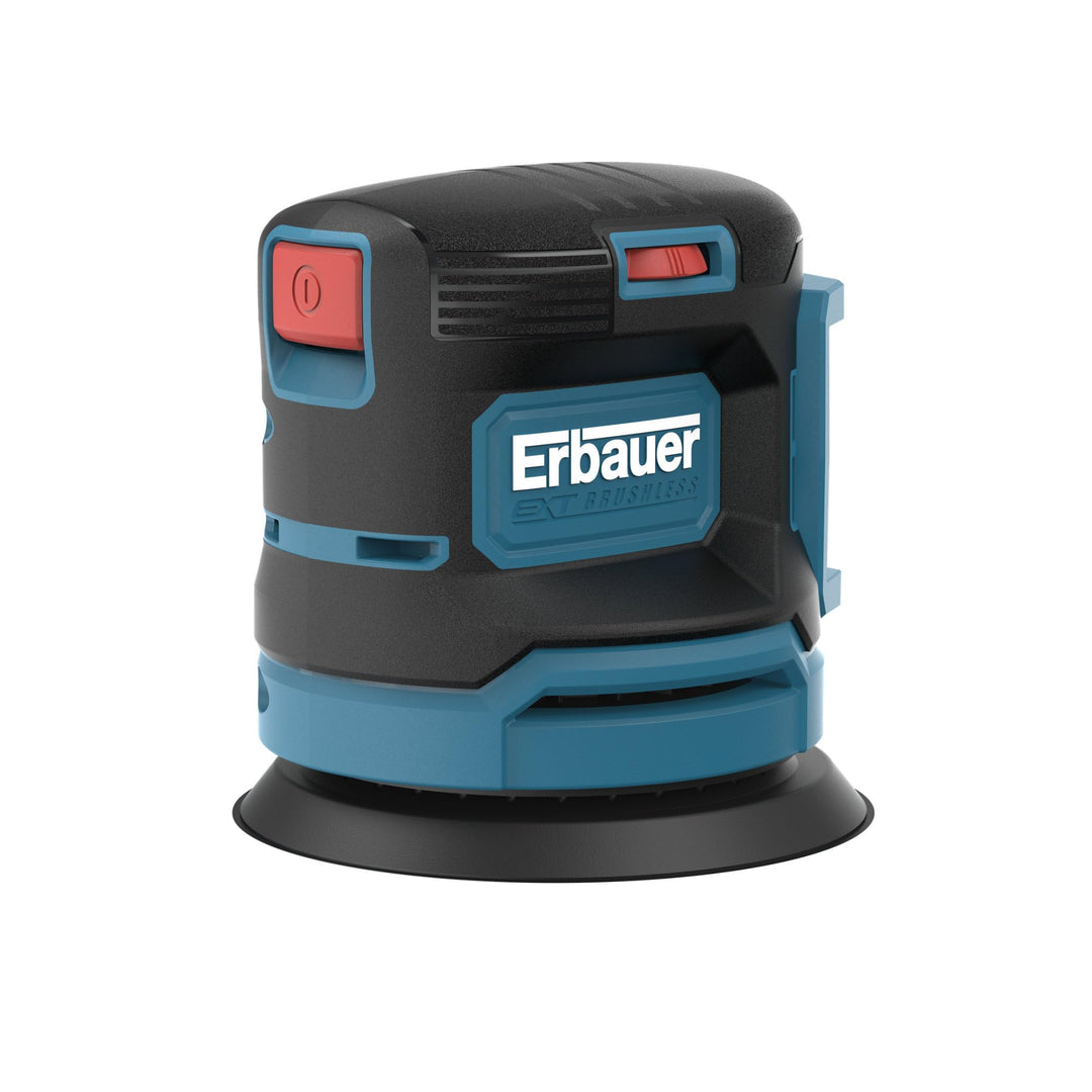 Erbauer ERI1105SDR Exzenterschleifer, kabellos, 18 V (ohne Akku), Motor ohne Kohle, kompakt