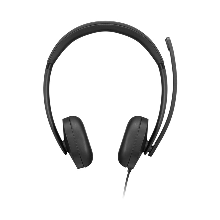 Lenovo 5000 - Headset - On-Ear - kabelgebunden - USB-C - Schwarz - Zertifiziert für Microsoft Teams