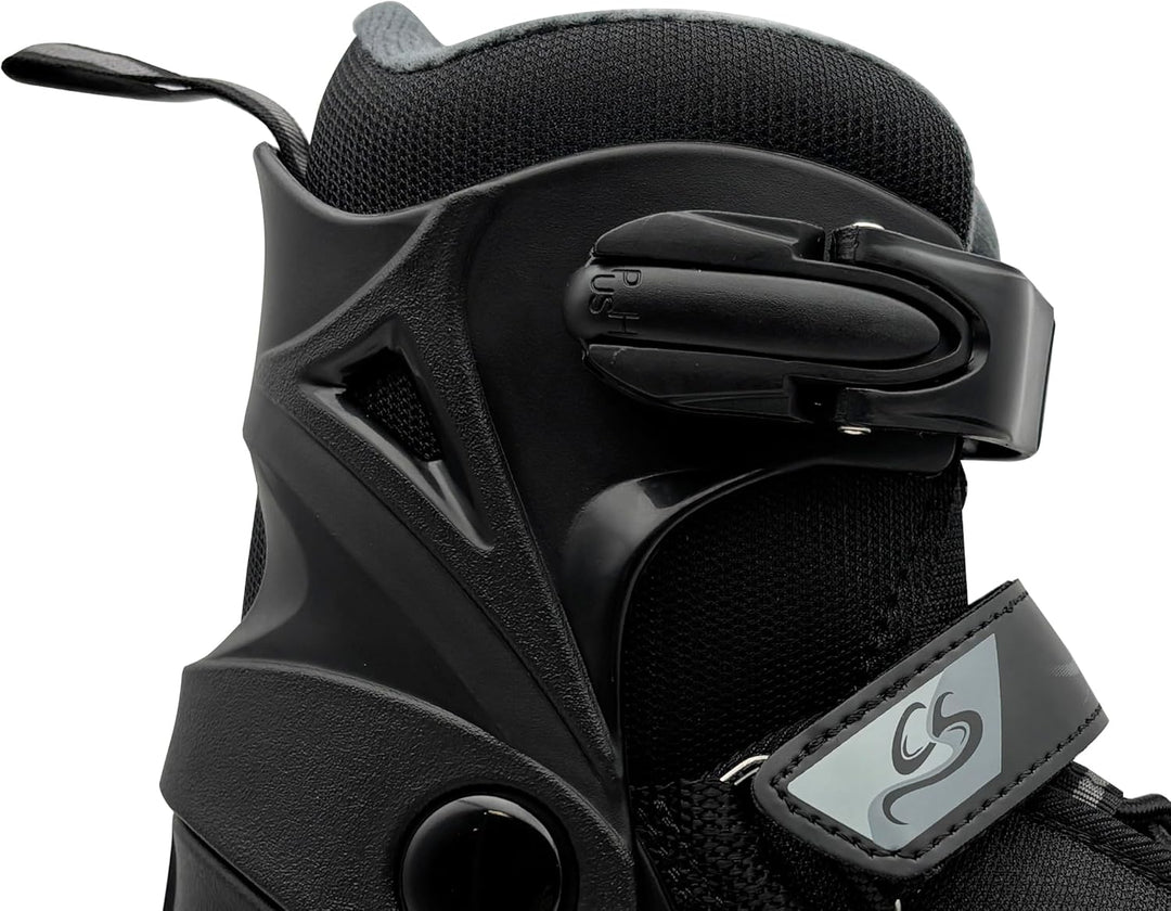 Cox Swain verstellbare Schlittschuhe Crystal, Eislaufschuhe für Kinder, Jugendliche und Erwachsene b