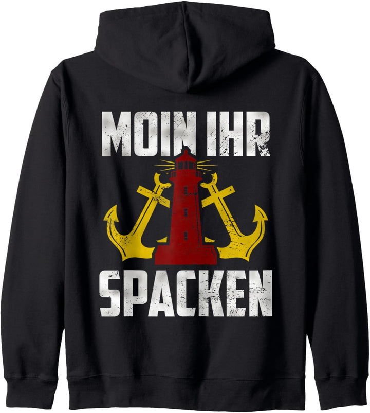 Lustig Plattdeutsch Moin Ihr Spacken Norddeutsche Begrüssung Kapuzenjacke