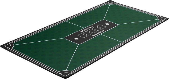 Engelhart - 320992 – Pokermatte grün – rutschfeste Spielfläche 120 cm x 60 cm – Dicke: 3 mm – Bedruc