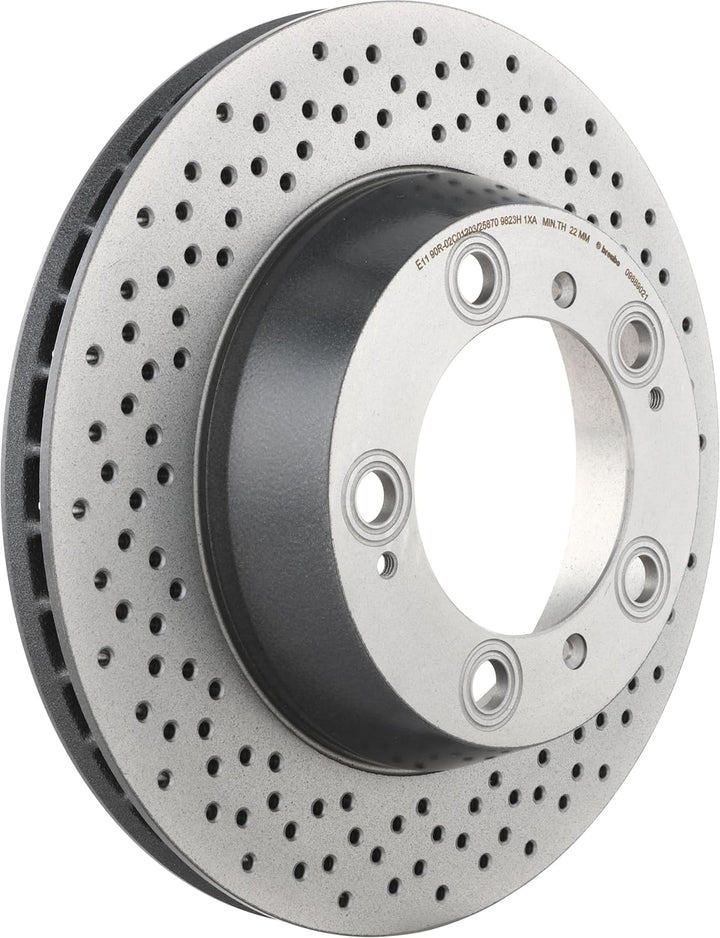 Brembo 09.8890.21 Hintere Bremsscheibe mit UV Lackierung, Anzahl 2