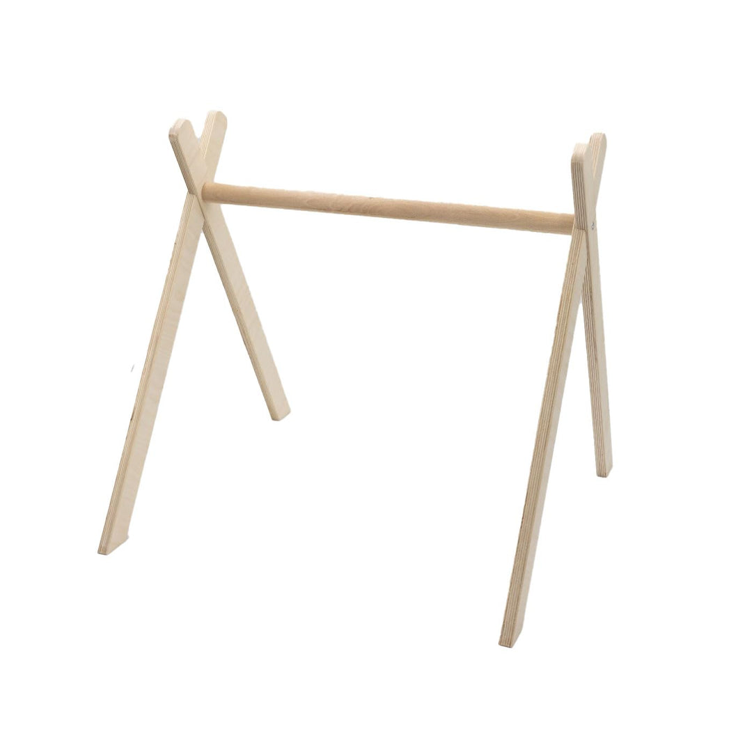 BASIC Spielbogen – Holz Baby Spielbogen ab Geburt, Schichtholz, stabile Konstruktion, Montessori Bab