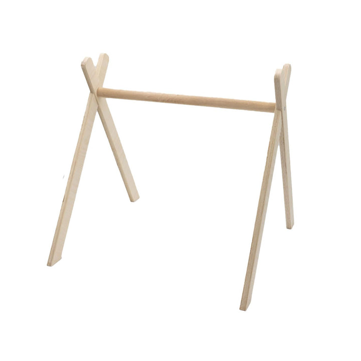 BASIC Spielbogen – Holz Baby Spielbogen ab Geburt, Schichtholz, stabile Konstruktion, Montessori Bab