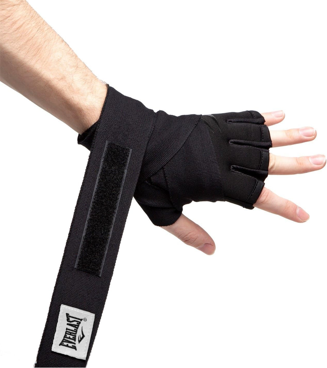 Everlast Unisex – Erwachsene Evergel Fastwraps Handschuhe XL Schwarz, XL Schwarz
