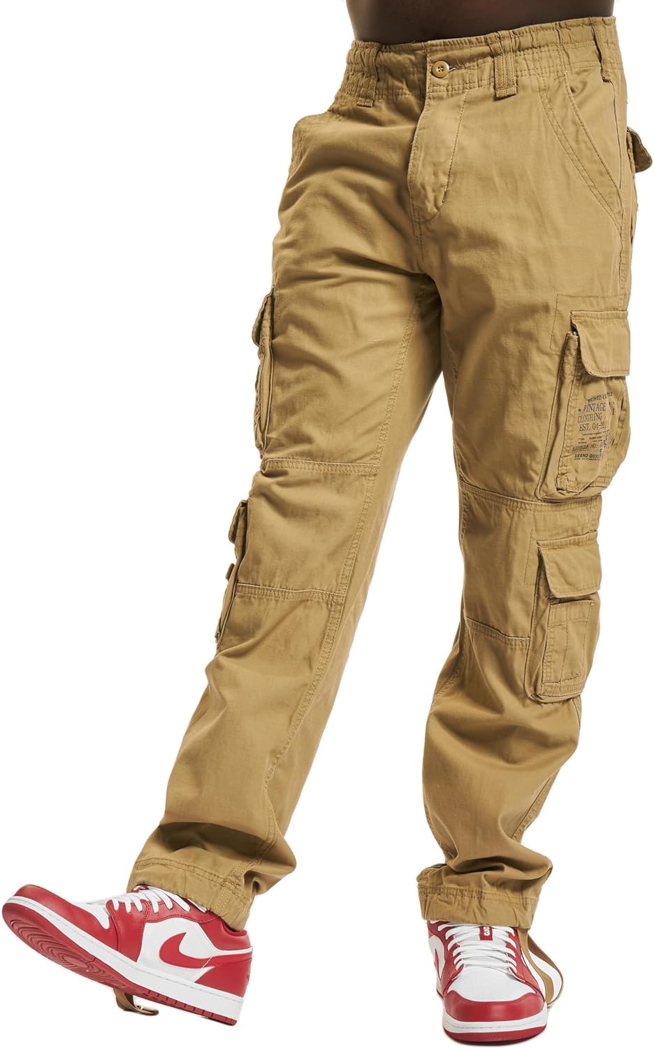 Brandit Pure Slim Fit Pants, mehrere Farbvarianten, Grössen S bis 5XL, S Beige