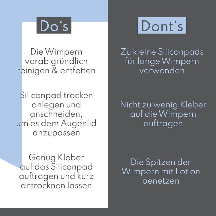 Augenmanufaktur Wimpernlifting Basis Kit mit Sachets - professionell für lange voluminöse natürliche