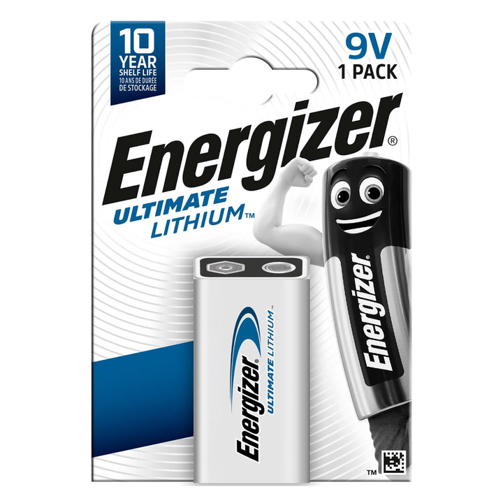 Energizer L522-8 Lithium Energizer Ultimate 9V Block Batterie 6LR61, 8er pack