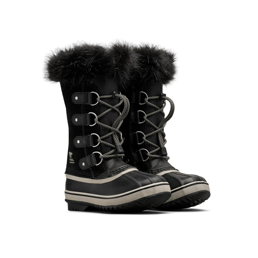 Sorel Unisex Kinder Joan of Arctic Boot Wp Schneestiefel, Black Dove Youth Collection 2023