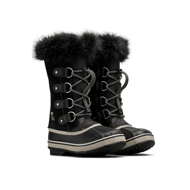 Sorel Unisex Kinder Joan of Arctic Boot Wp Schneestiefel, Black Dove Youth Collection 2023