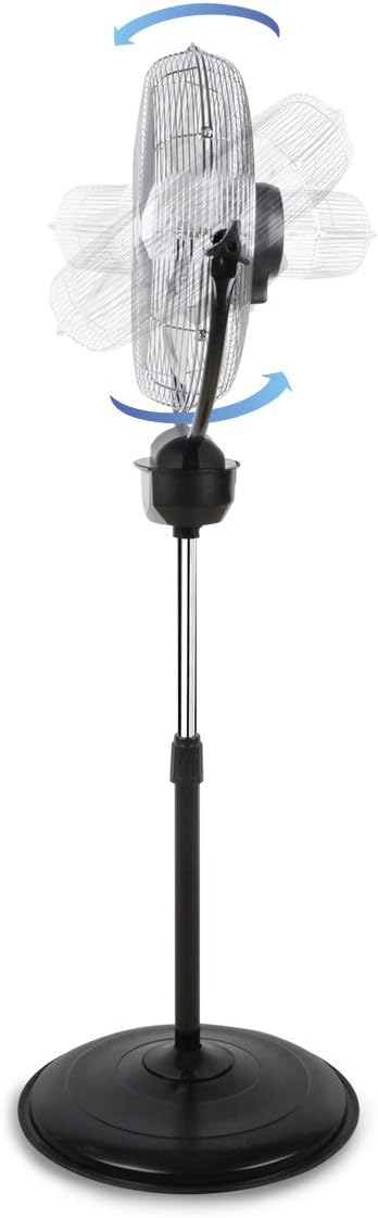 Orbegozo PWS 3050 - Industrieller Ventilator 2-in-1: Stand- und Wandventilator, Drehfunktion, Fernbe