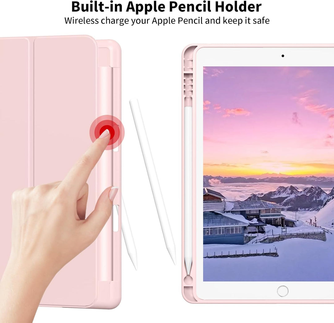 Tastatur Hülle für iPad Pro 11" 4.Gen 2022/3.Gen 2021/2.Gen 2020 mit Pencil Halter,red-4, red-4
