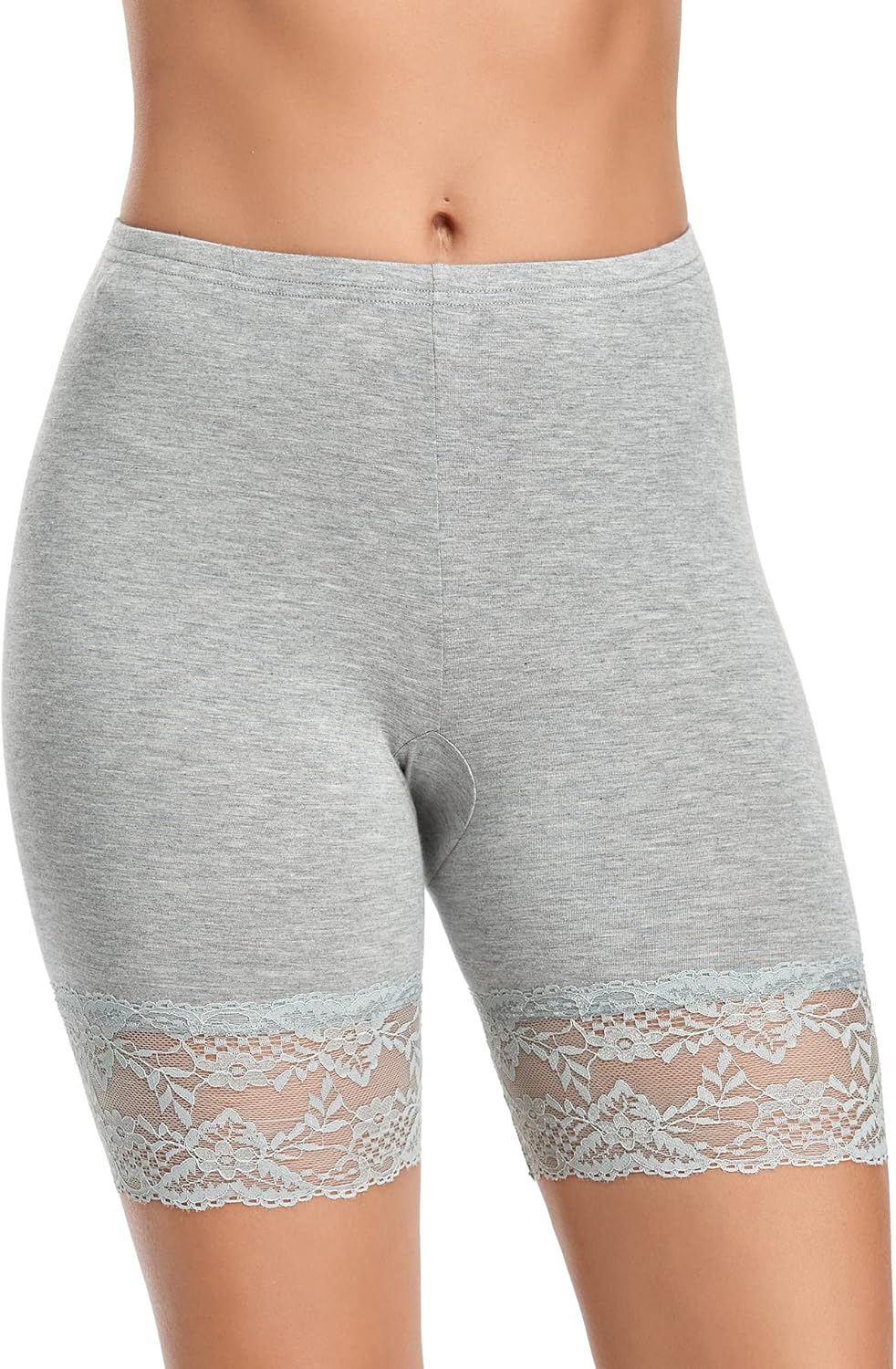 YARRCO Damen Unterhose Spitze Unter Rock Kurze Hose Unter Kleid Radlerhose Slipshorts Hohe Taille Sh