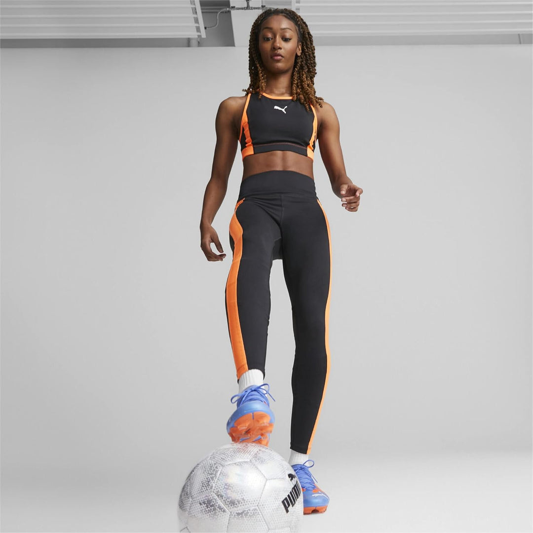 PUMA Damen Future Match Fg/Ag Wn'sFussballschuh 30 EU Blue Glimmer Puma White Ultra Orange, 30 EU Bl