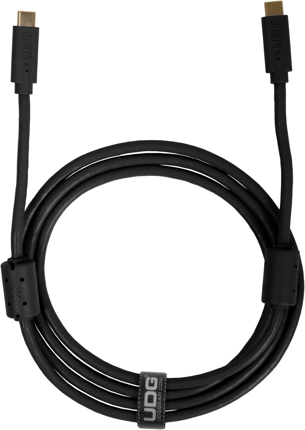 UDG Ultimate Cable USB 3.0 Type C-C Straight 1.5m (Black) (Packung mit 2)