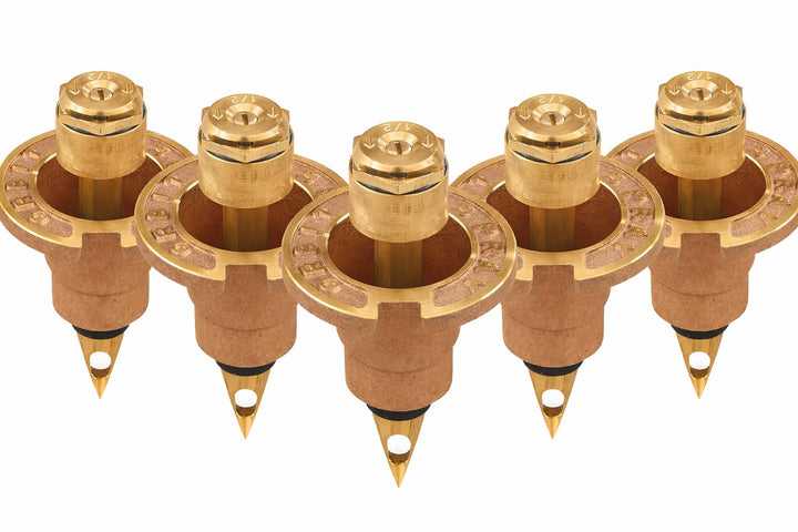 Orbit Versenkregner aus Messing, 1,27 cm Gewinde, halbrund, 5 Stück, 5