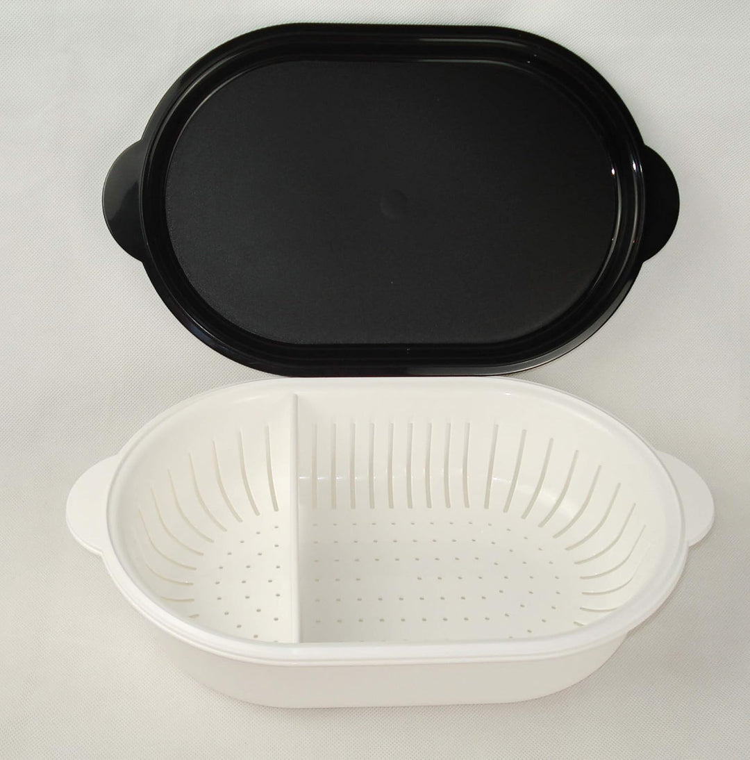 Tupperware Super Servierstar Aufbewahrungsbox 4 Liter Deckel schwarz