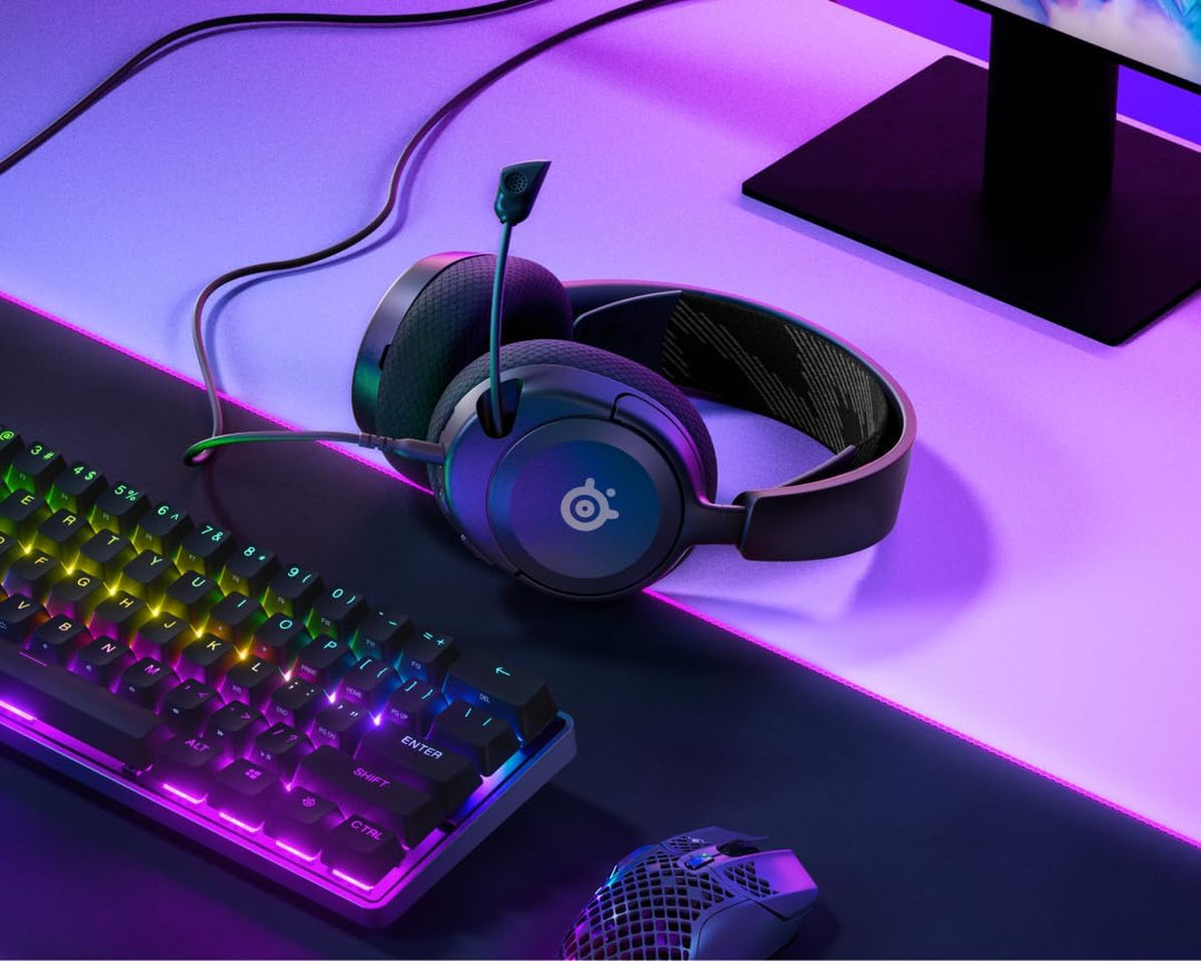 SteelSeries Arctis Nova 1 - Multi-System Gaming-Headset – Hi-Fi-Treiber – 360° Surround-Sound – AirW