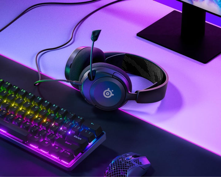 SteelSeries Arctis Nova 1 - Multi-System Gaming-Headset – Hi-Fi-Treiber – 360° Surround-Sound – AirW