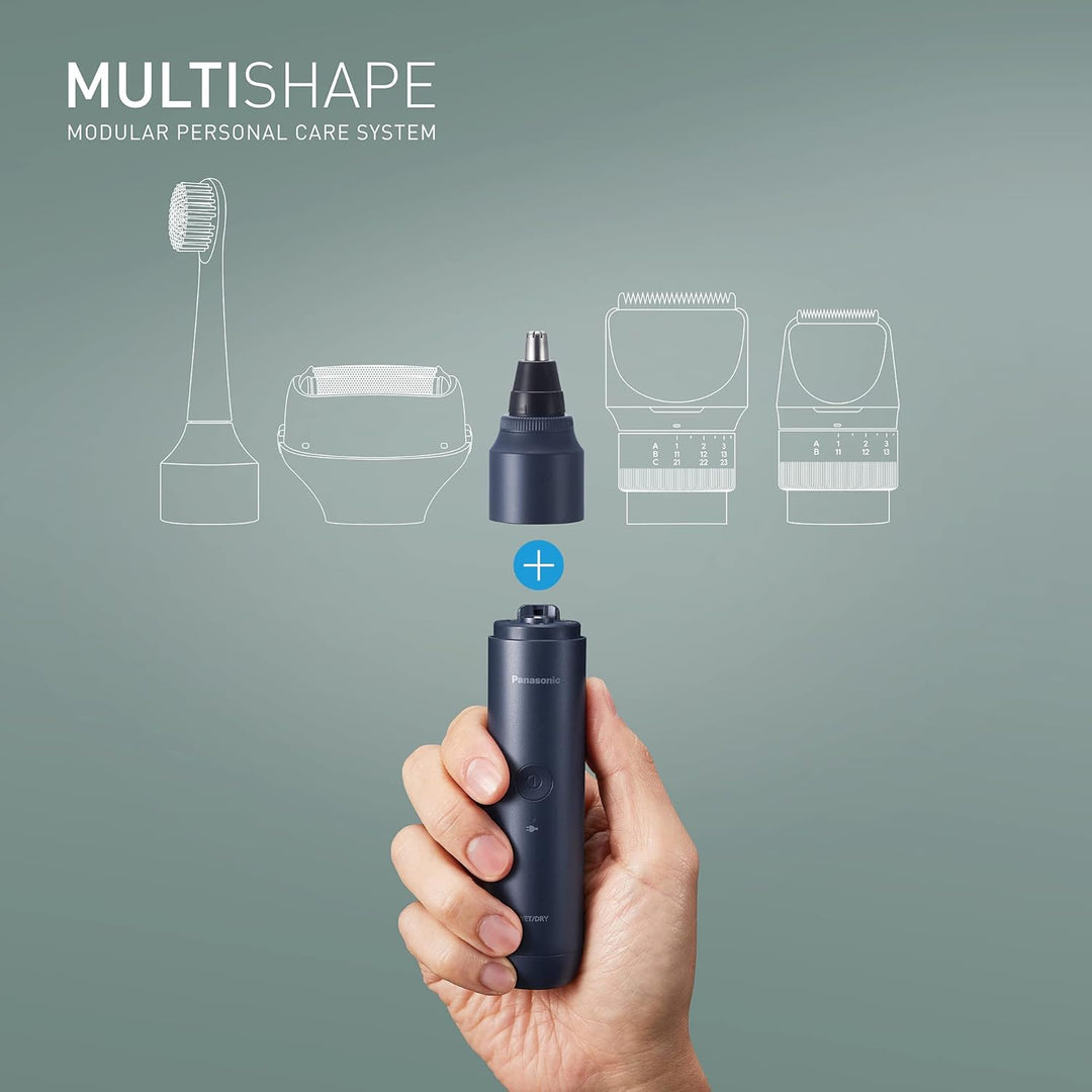 Panasonic MULTISHAPE modulares Körperpflege-System ER-CNT1, Nasen-/Ohren-/Augenbrauentrimmer für Män