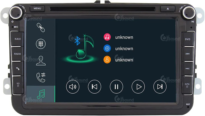 Personalisiertes Autoradio für Volkswagen Golf Sharan Tiguan Android GPS Bluetooth WiFi USB DAB+ Tou