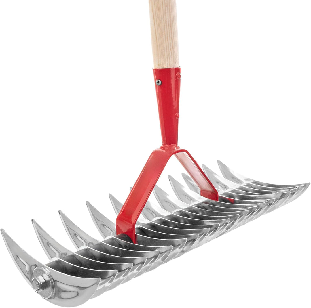 KADAX Rasenlüfter, manueller Vertikutierer für Garten, Rasen, Moos, Gartenzubehör aus Metall, Schnei