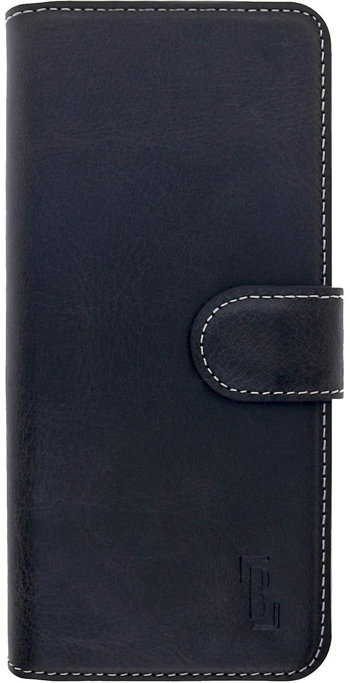 Burkley Handyhülle mit Ständer und Kartenfach für Samsung Galaxy S20 Leder Handytasche mit Magnetver