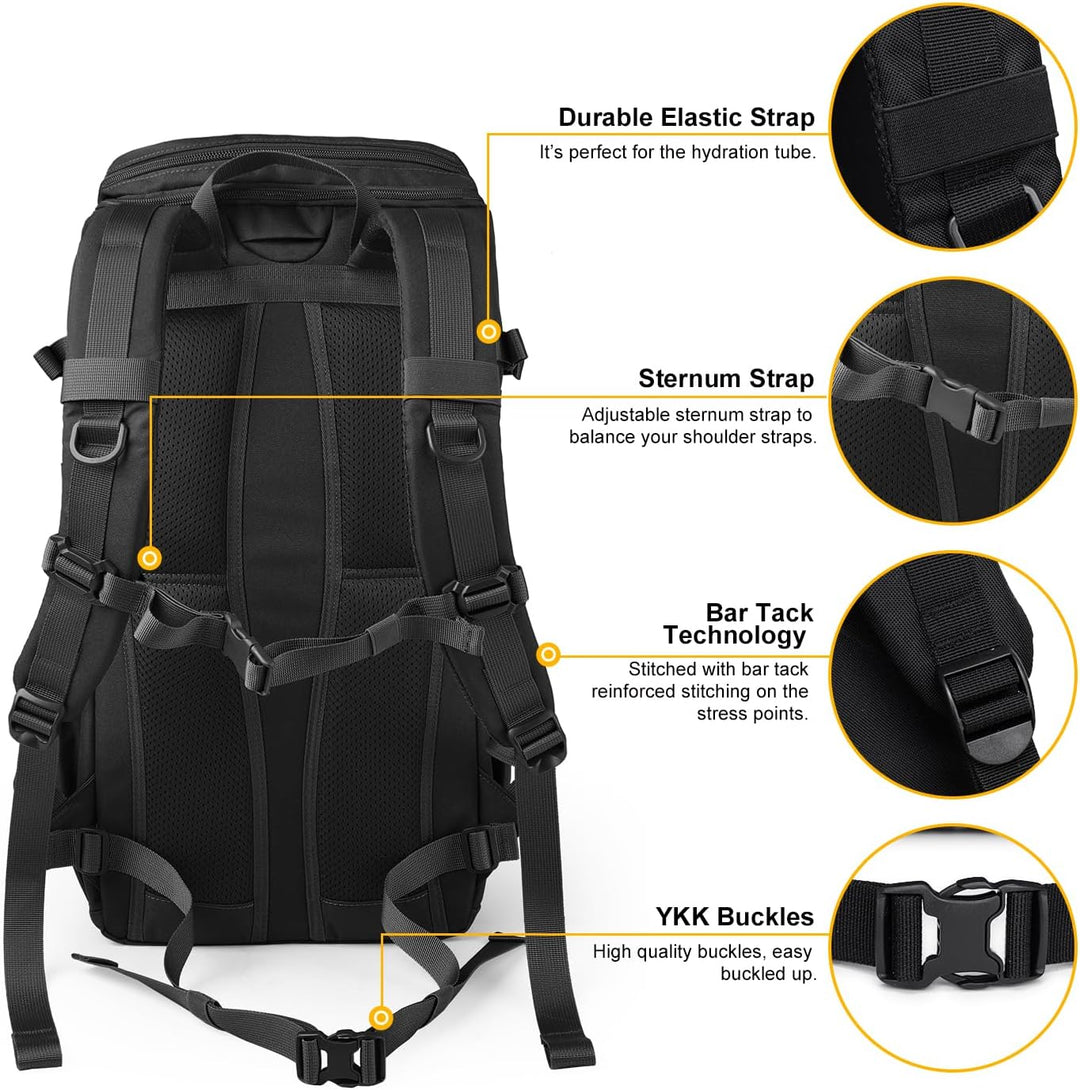 Mardingtop 25L Wanderrucksack Militär Outdoor Rucksack - Leichter Taktischer Rucksack mit MOLLE-Syst