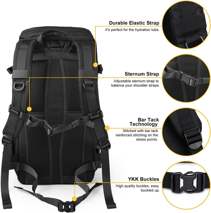 Mardingtop 25L Wanderrucksack Militär Outdoor Rucksack - Leichter Taktischer Rucksack mit MOLLE-Syst