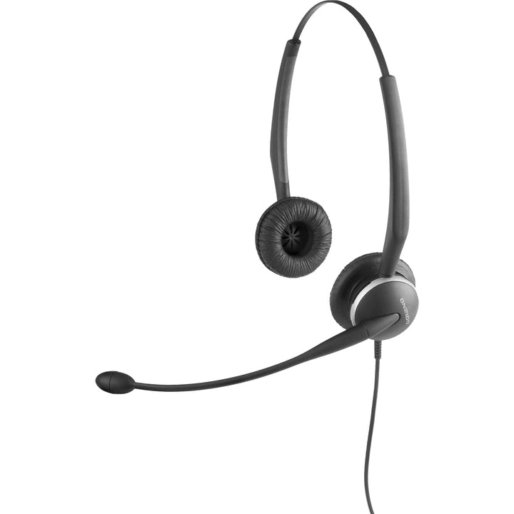 Jabra GN2100 Binaural mit Überkopfbügel (FlexBoom, E-STD, NC), Schwarz