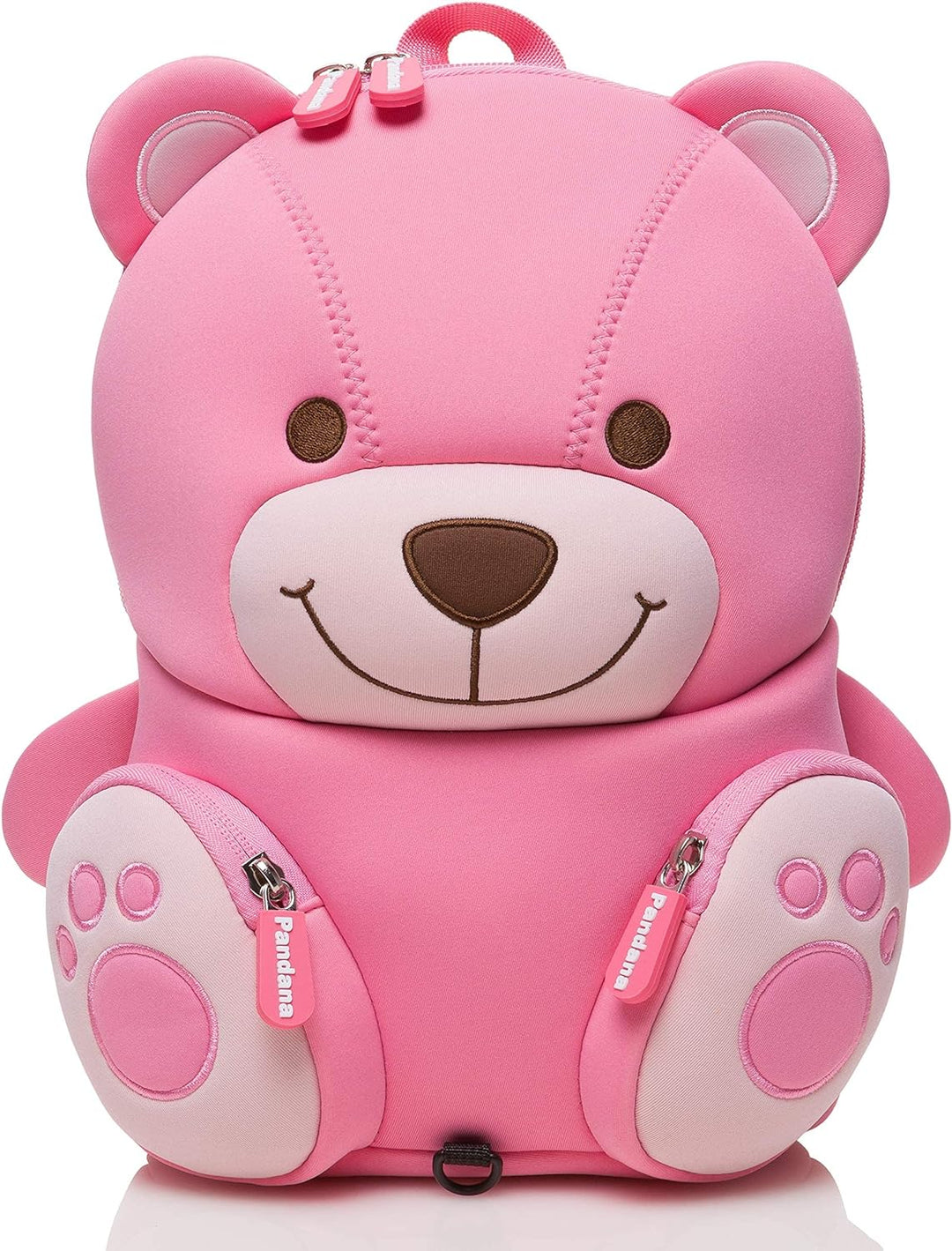 Pandana Kinderrucksack Bella Bär mit Brustgurt für Mädchen im Kindergarten oder Kita ab 2 Jahren, au