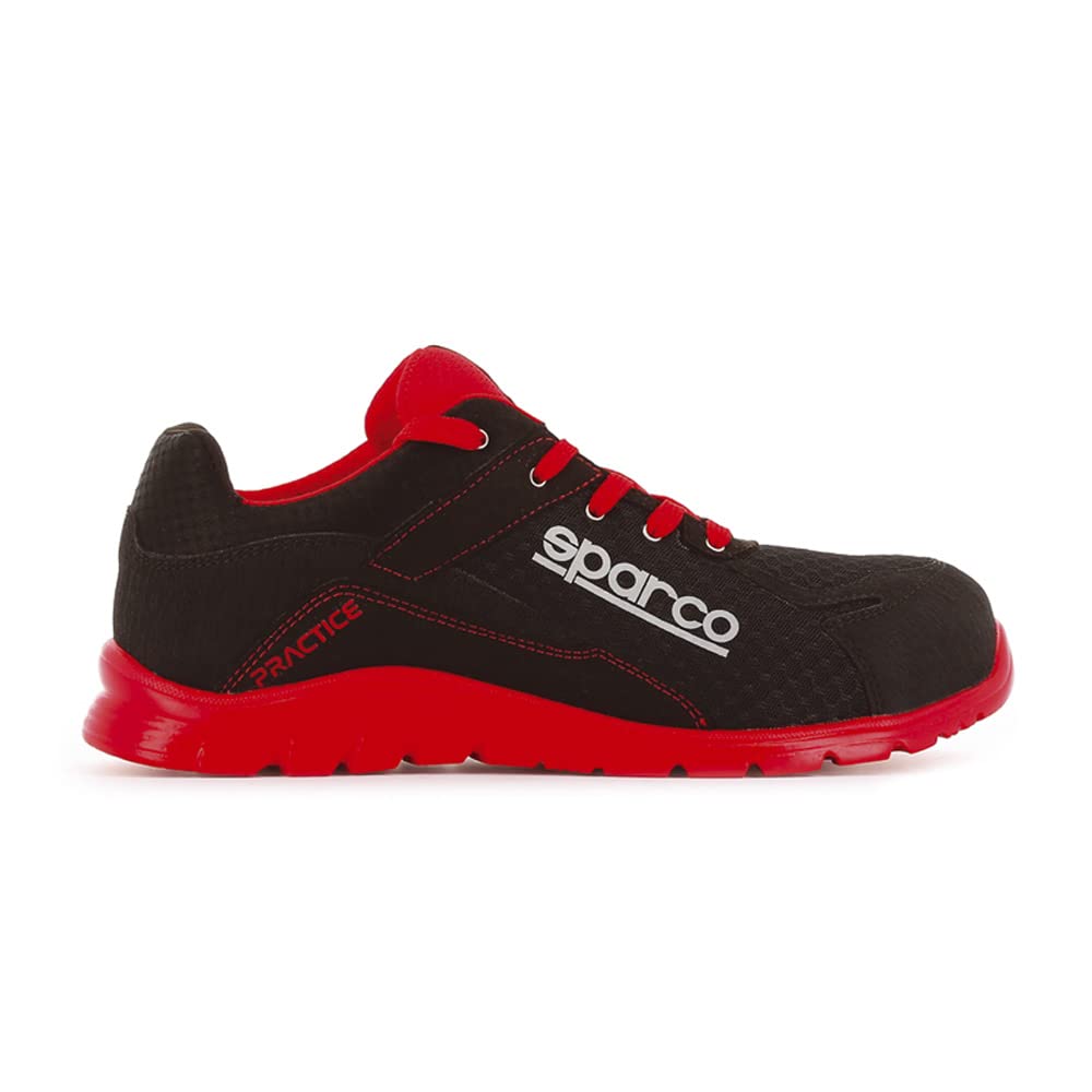 Sparco Unisex Practice Industrial Shoe, Black, 41 EU