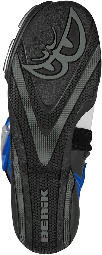 Berik Losail Motorradstiefel, blau, 45 45 EU Blau, 45 EU Blau