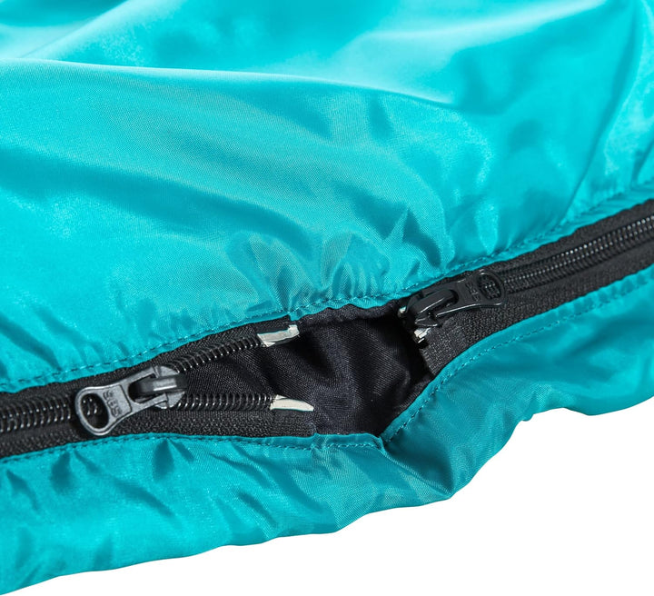 Trespass Catnap Unisex-Schlafsack für 3 Jahreszeiten, wasserabweisend, für Erwachsene Jade, Jade
