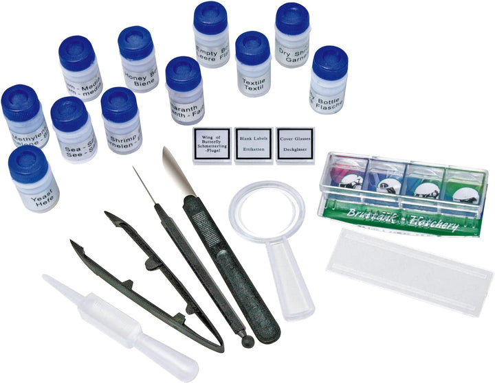 Bresser Junior Schülermikroskop BIOLUX SEL mit Smartphonehalter & Junior Experimentier-Set zum Einst