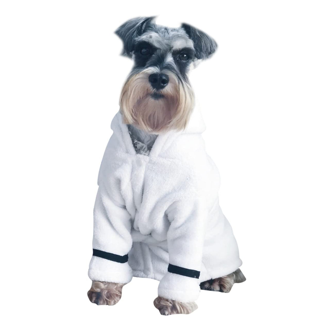 Toddmomy Katzenbademantel mit Kapuze Tier Pyjama Hunde Handtuch Dog Accessories hundehoody Hunderobe