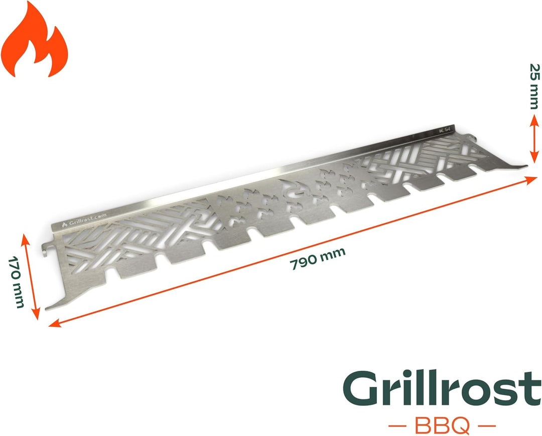 Edelstahl Warmhalterost Multi-Station für Rösle Magnum G4 / PRO G4, Magnum G4 / PRO G4