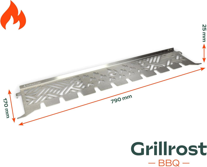 Edelstahl Warmhalterost Multi-Station für Rösle Magnum G4 / PRO G4, Magnum G4 / PRO G4