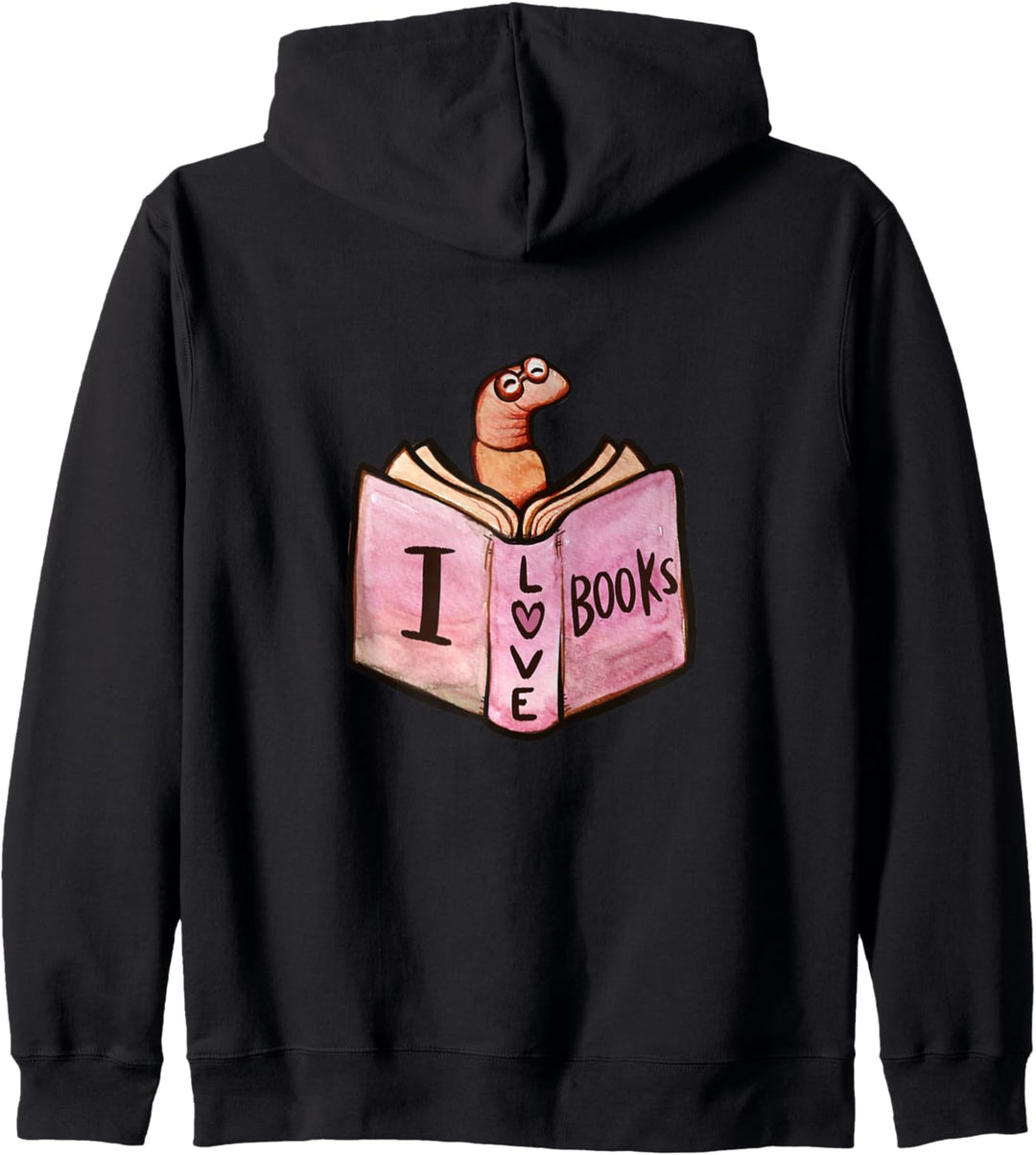 Bookworm Cute Bookish Bücherwurm Netter Leser Kapuzenjacke