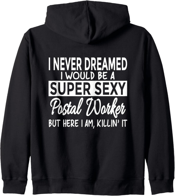 Super Sexy Postangestellte - lustige Briefträger Kapuzenjacke