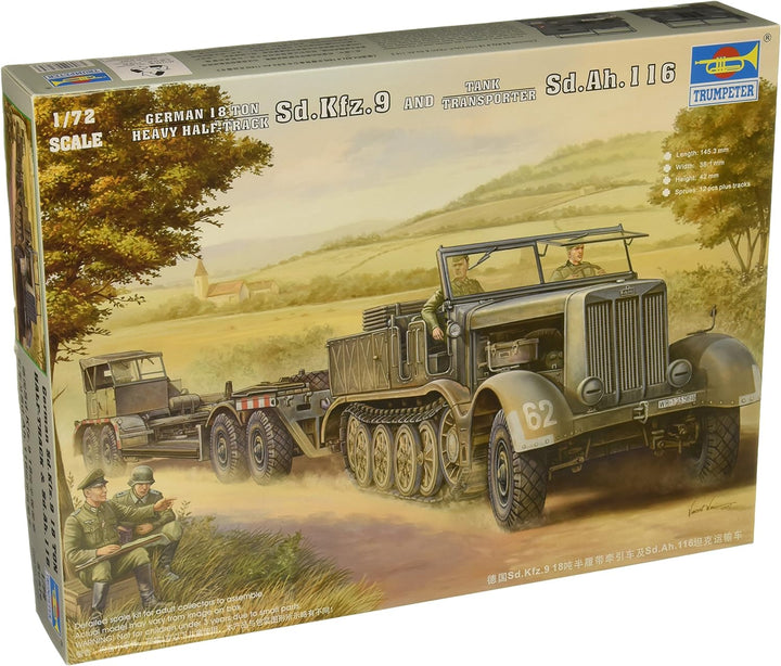 Trumpeter 9580208072753 7275 Modellbausatz Sd.Kfz.9(18t)Half-Track