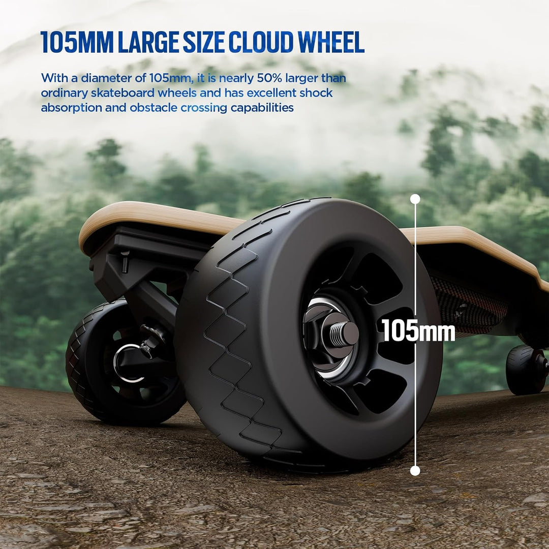 Elektro-Skateboard mit Fernbedienung für Erwachsene und Jugendliche, 2000W/1100W/900W Motor, einstel
