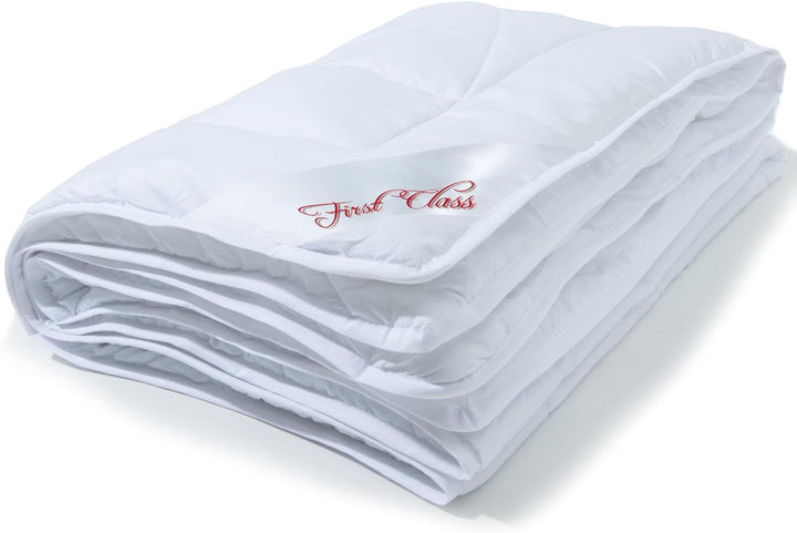 CelinaTex First Class Duo Bettdecke 200 x 200 cm Winter Steppdecke warm Qualitäts Decke Herbst atmun