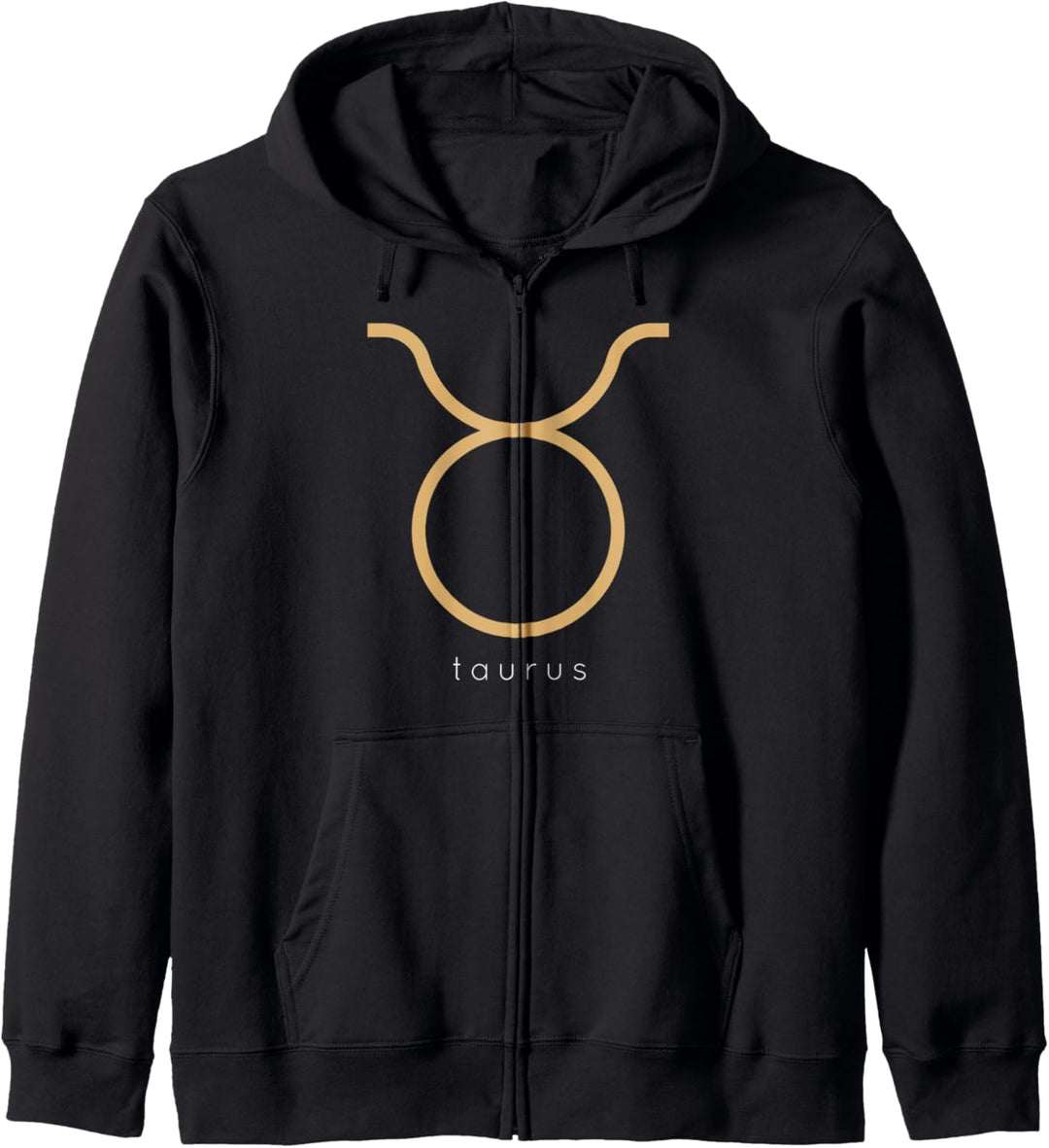 Minimalistischer Sternzeichen Stier Kapuzenjacke