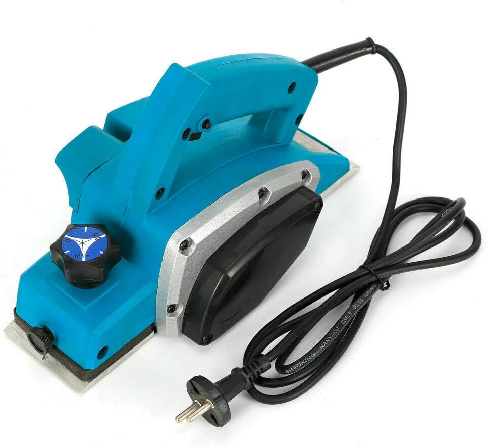 800W Elektrische Leistung Holzhobel Handheld, Tragbares Holzpolieren Parallele Falzführungen Holzbea