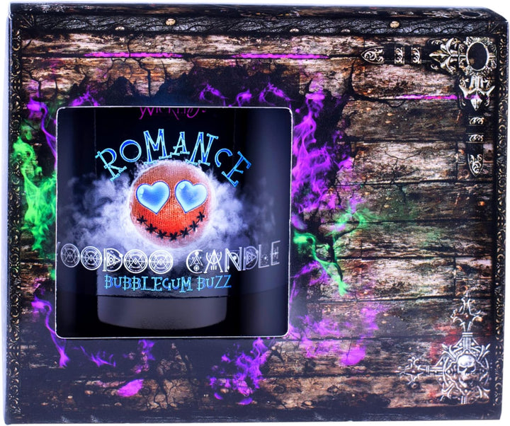 Naturally Wicked Voodoo Romantik Kerze | Inc Voodoo Puppe & Kristallstab | Vegane Kristallzauberkerz