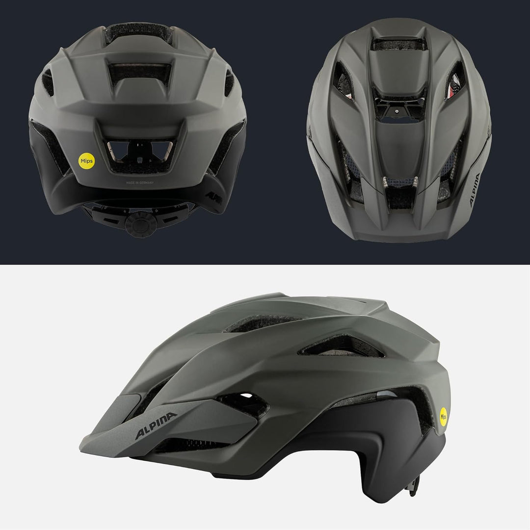 Alpina Stan MIPS Helm grau 51-55 cm, 51-55 cm